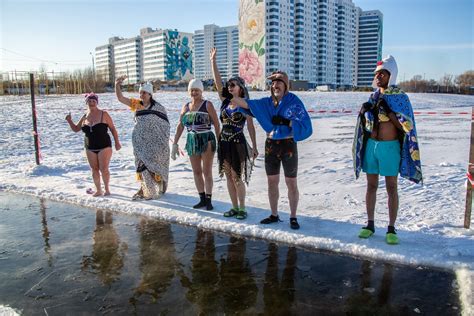 Адреналин в холоде: моржи и прыжки в ледяную воду