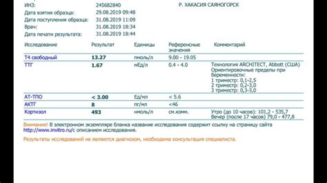 Анализ результатов теста