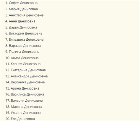 Аристократические имена с отчеством Павловна