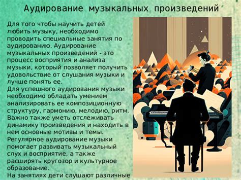 Аудирование и восприятие мелодий