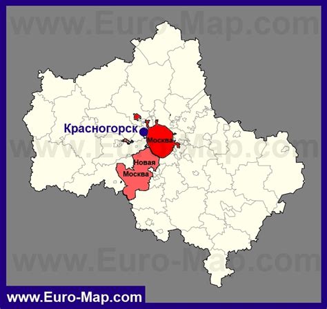 Выбор между районами Красногорск и Юность