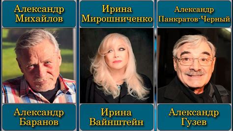 Знаменитые артисты с фамилией Борзых