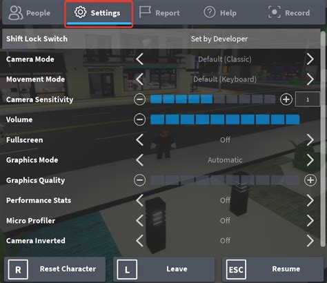 Как изменить разрешение в Роблокс
