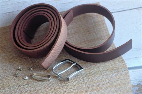 Как сделать кожаный ремень