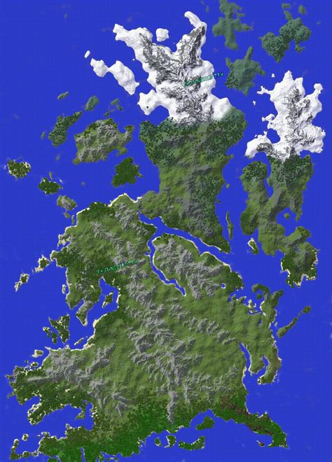 Карта "Большой остров"