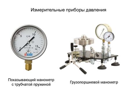Методы контроля давления