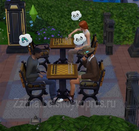 Наслаждайтесь жизнью в игре Симс 4 в коктейль баре "Звездное небо"