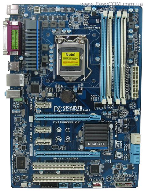 Обзор материнской платы Gigabyte GA-P67-DS3-B3