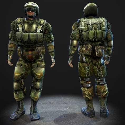 Описание прототипа армейского бронекостюма