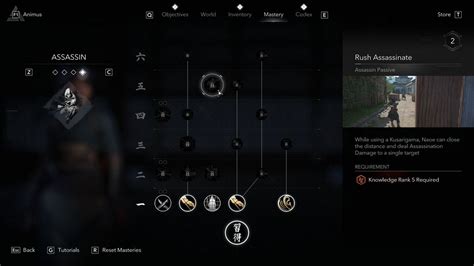 Основные навыки ассасина