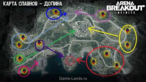 Особенности карты: где находятся лучшие точки для размещения башен