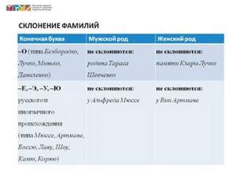 Особенности склонения фамилии Чобля