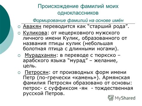 Откуда появилась фамилия Ля