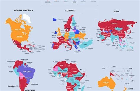 О распространенности фамилии Велюга в разных странах