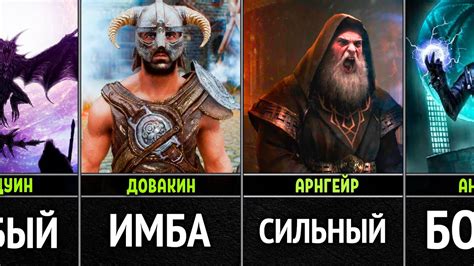 Популярные классы в игре Скайрим