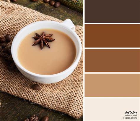 Прекрасное сочетание: кофейный цвет и золотистый