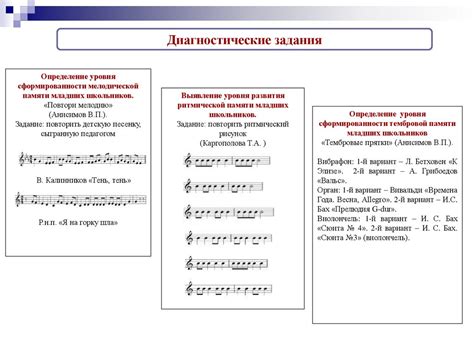 Процесс развития музыкальной памяти