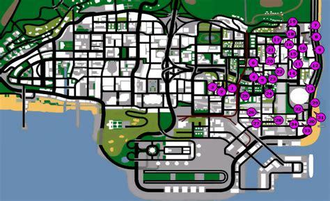 Расположение дома сиджея в ГТА Сан Андреас