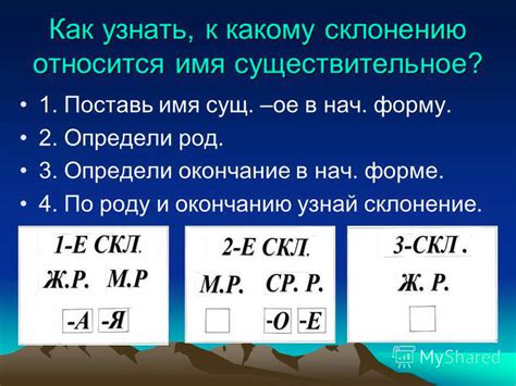 Склонение и интересные факты