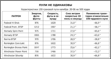 Скорость летящей пули 12 калибра: важность параметров