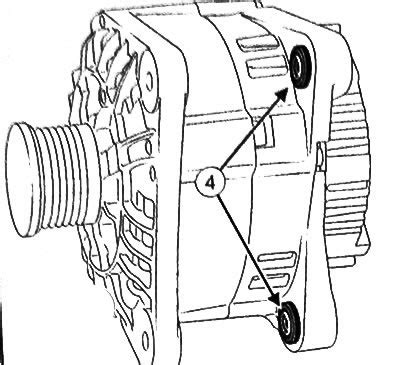 Снятие генератора с двигателя