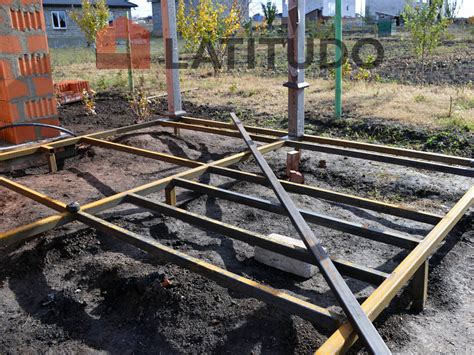 Создание основы для террасы