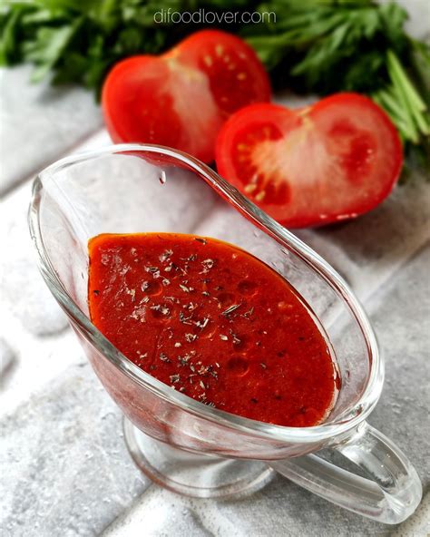 Соус с томатной основой: яркое сочетание вкусов