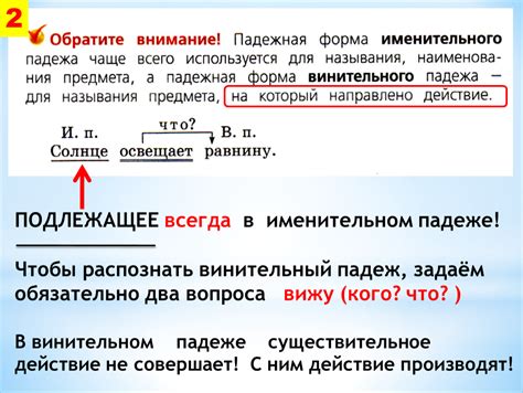Ударение в именительном падеже