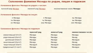 Узнайте все о правильном склонении фамилии Володченко