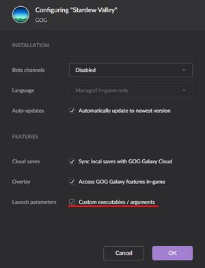 Установка GOG Galaxy на компьютер