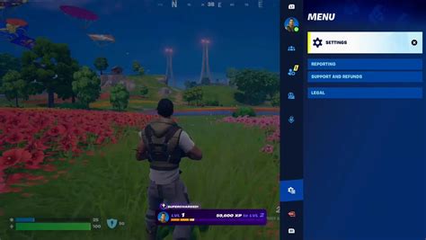 Шаг 2: Меню настроек