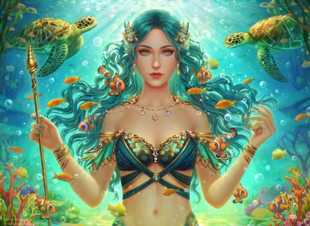 Амфитрита - богиня моря в греческой мифологии