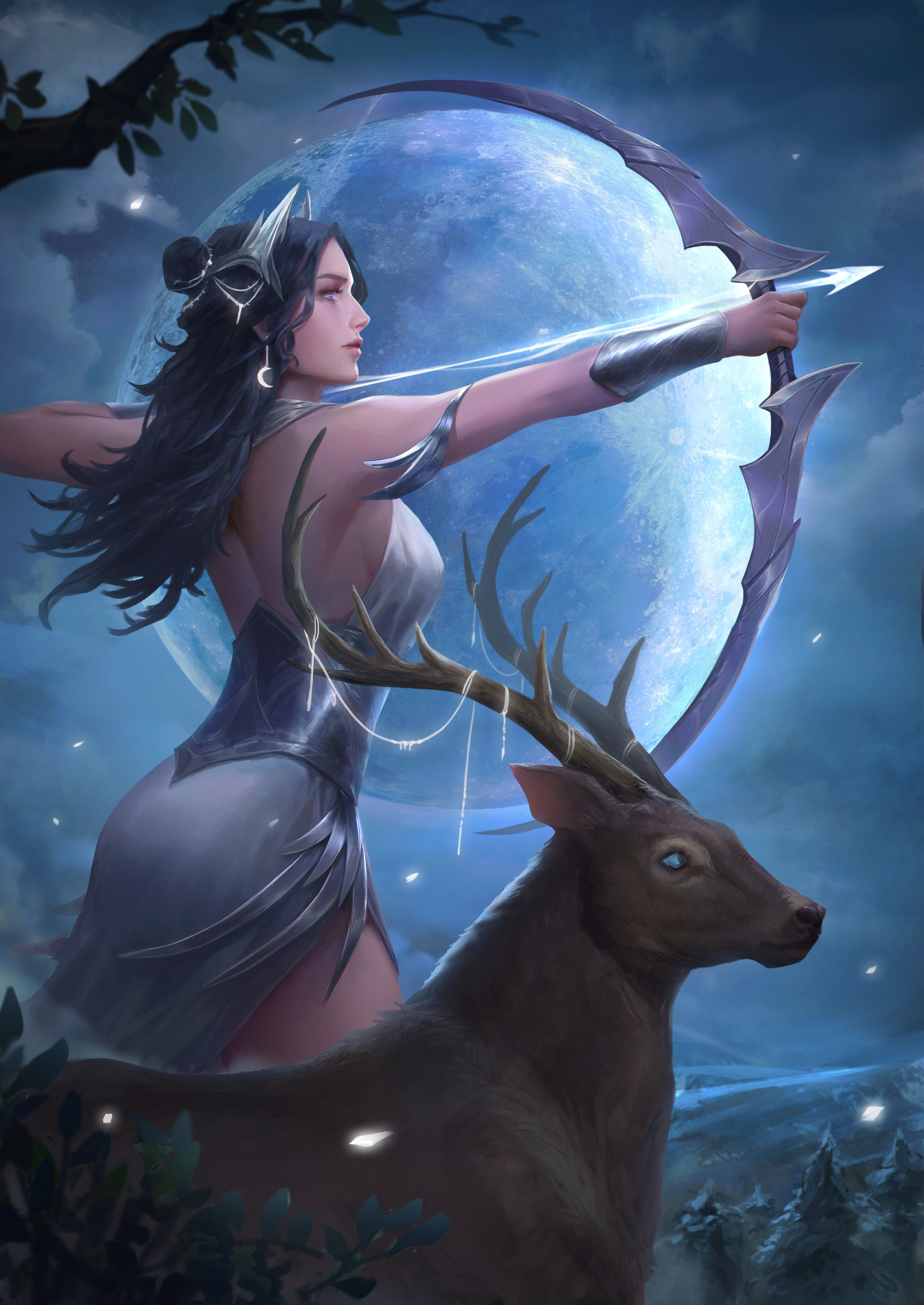 Артемида - греческая богиня охоты и диких животных