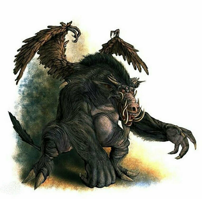Демон Бегемот - мифологическое существо