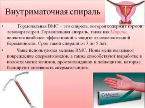 Время заживления после установки спирали