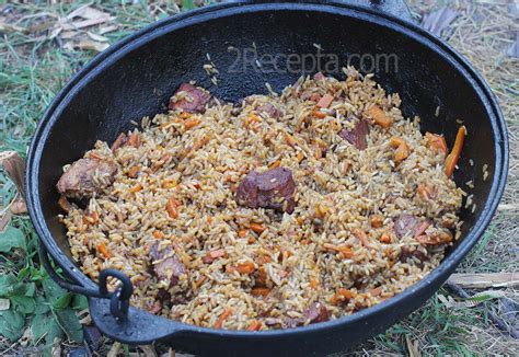 Как сохранить вкус и аромат плова в большом казане