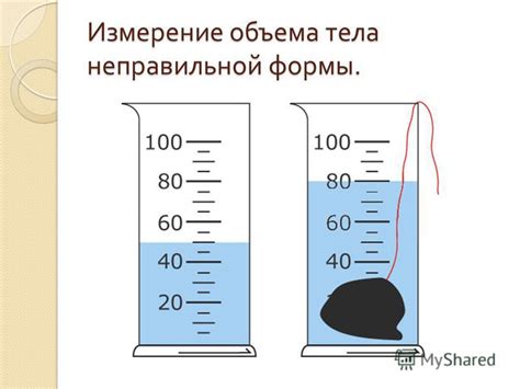 Определение объема ведра