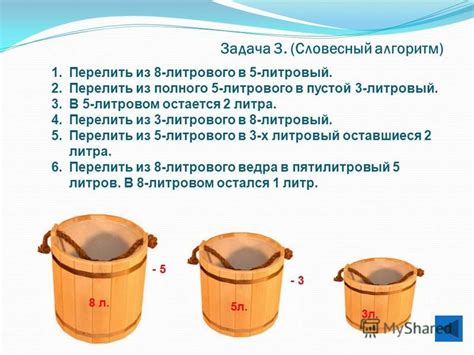 Способы заполнения ведра