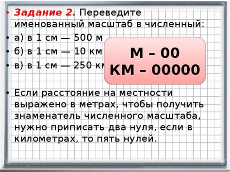 Формула для расчета масштаба 1:10 в миллиметры