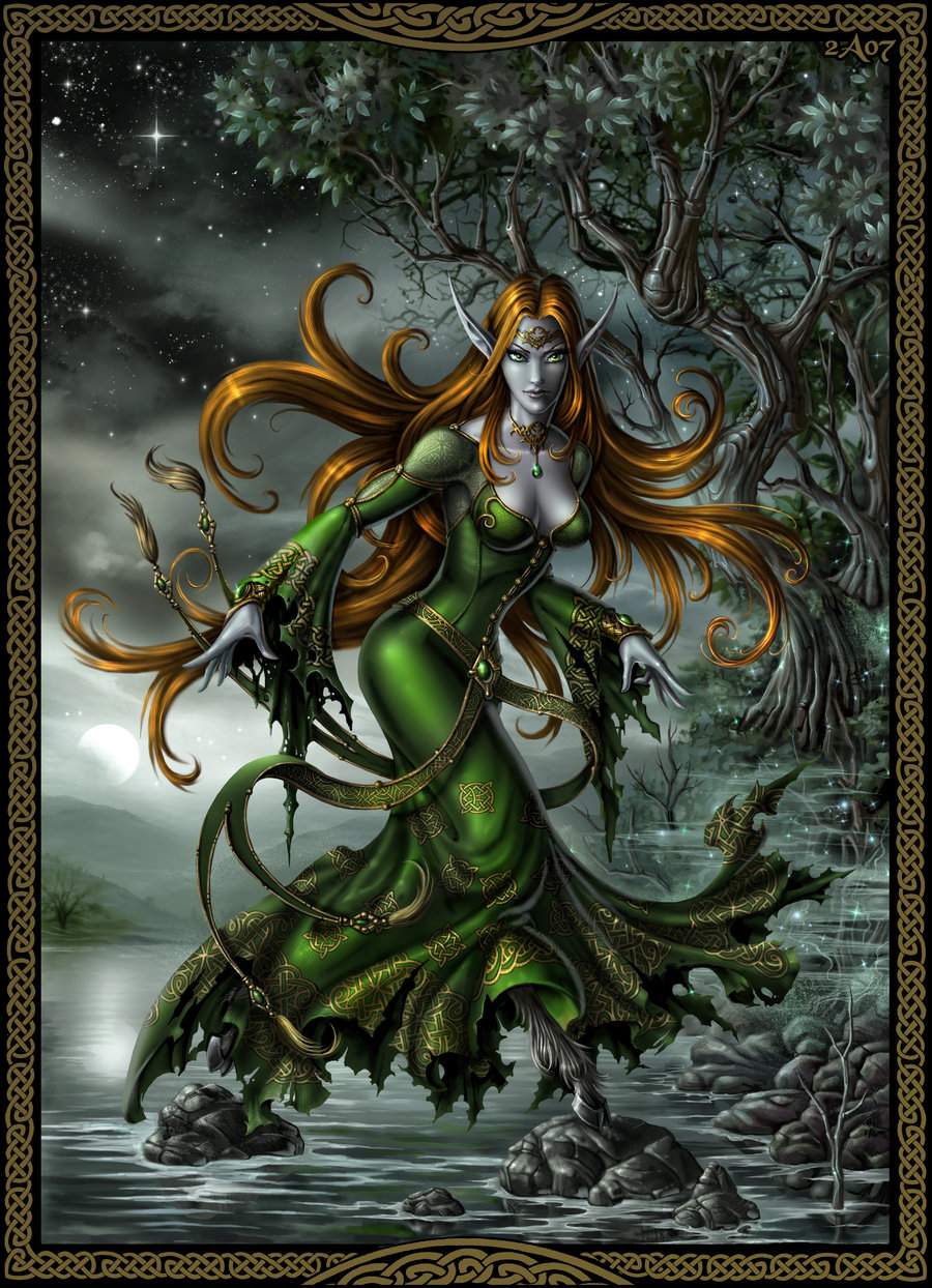 Бааван Ши (Baobhan Sith) или Белая Женщина, очень опасное существо женского пола, вампир и суккуб