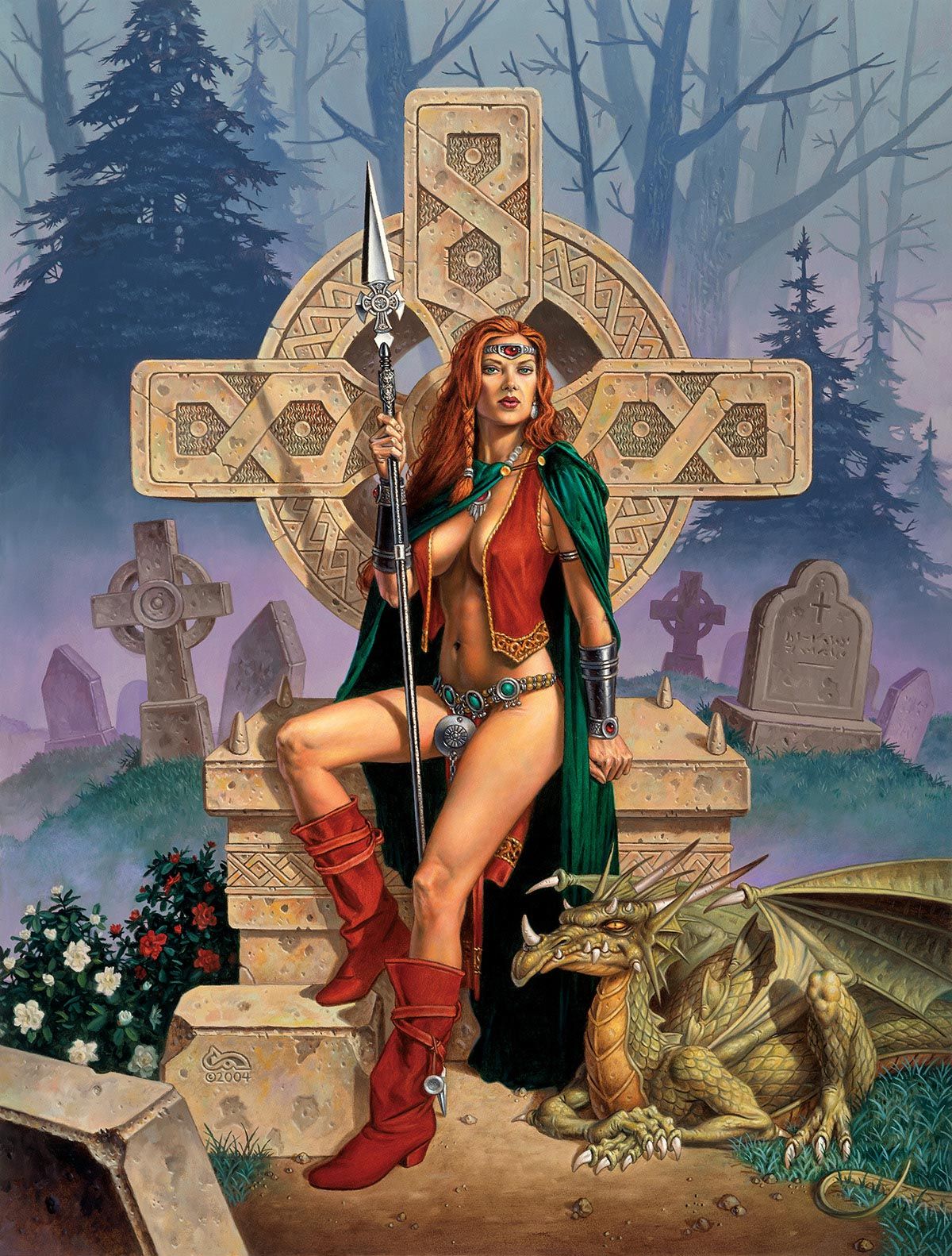 Богиня Немона являлась верховной жрицей кельтских обрядов