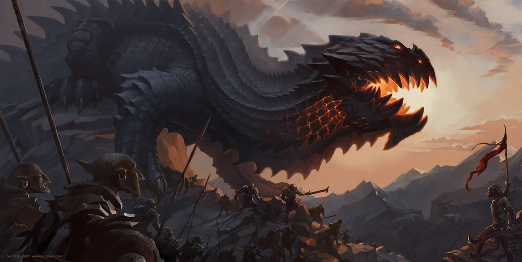 Глаурунг - Обманщик, или Червь Алчности, был отцом драконов