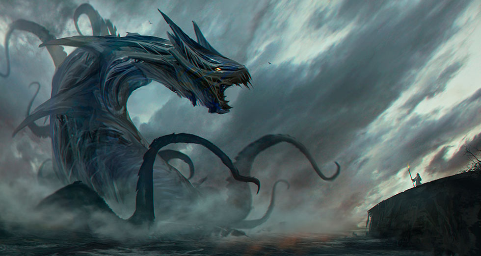 Левиафан властвовал над водными просторами и управлял всеми существами в океане