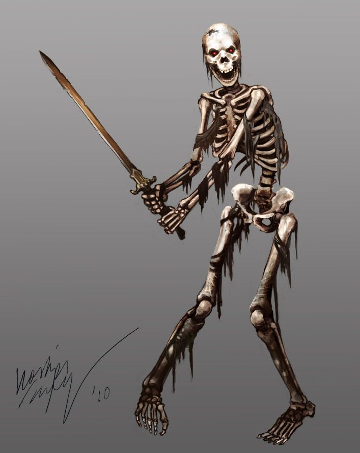 Скелеты — разновидность материальной нежити