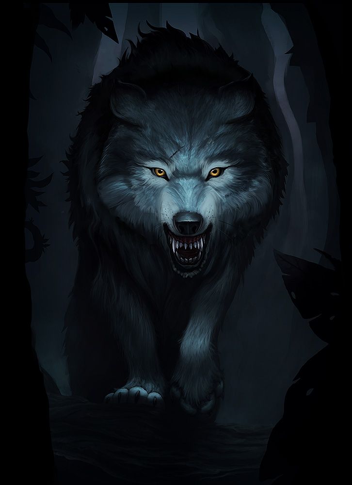 Волк-оборотень - человек превращающийся в волка