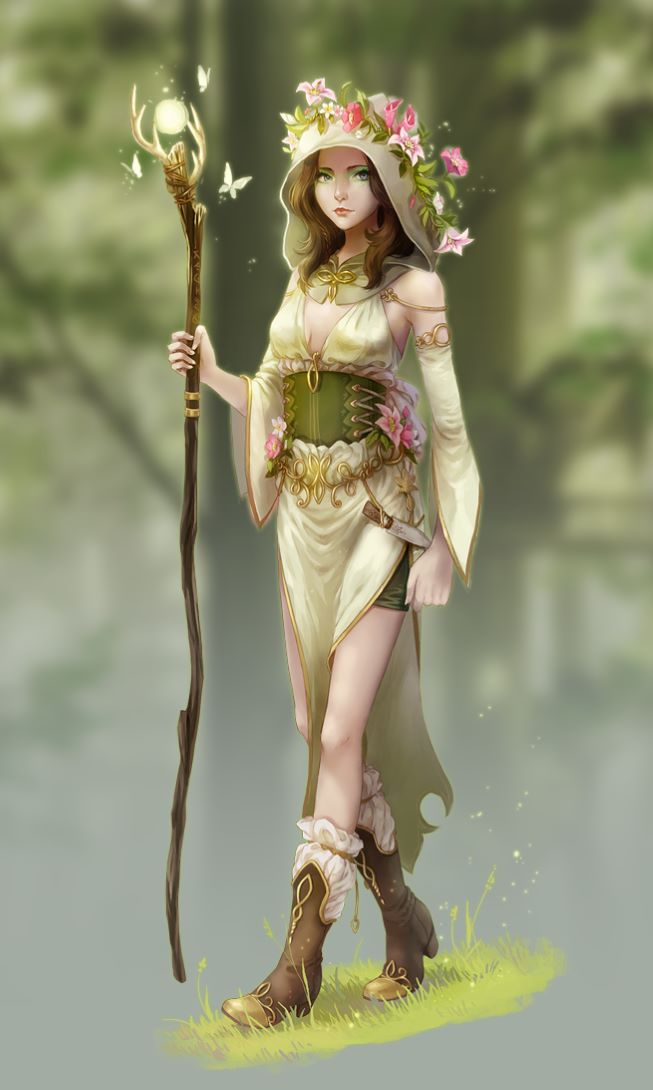 Флора - юная богиня распускающихся цветов