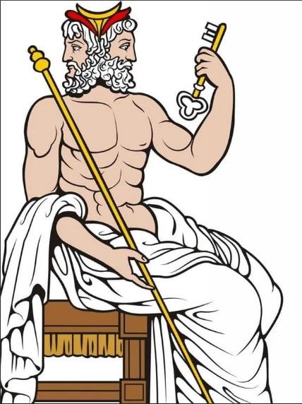 Янус - бог всех начал и начинаний во времени в римской мифологии