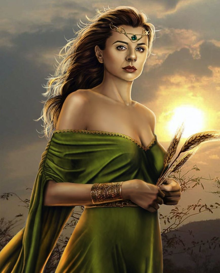 Теллура - богиня земли в римской мифологии