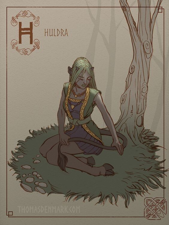 Хульдра - сказочное существо в скандинавской мифологии