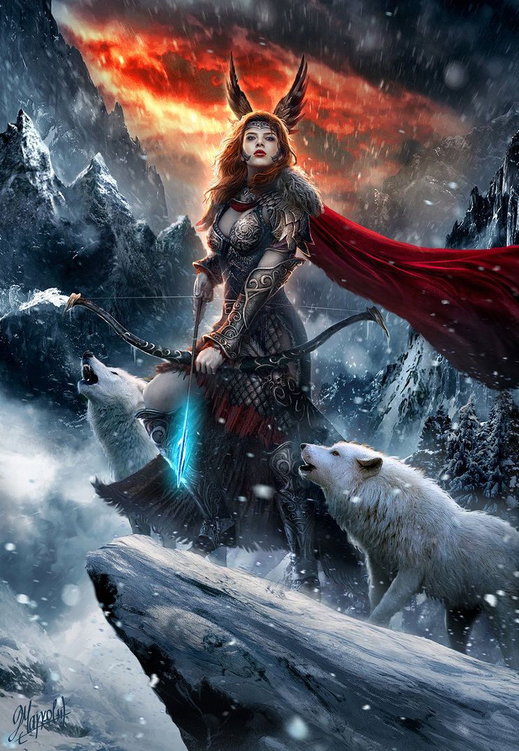 Скади — богиня охоты и зимы